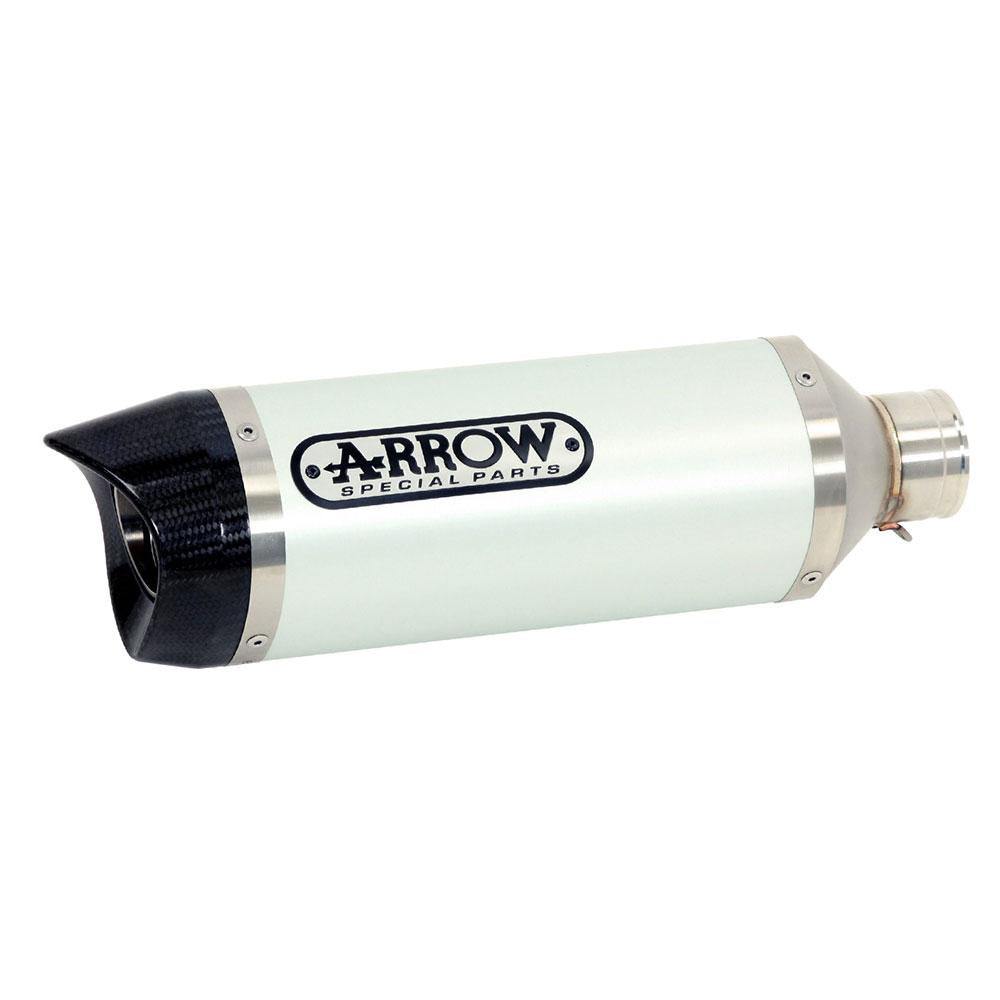 ARROW Silencer THUNDER Aluminium with Carbon Fibre End Cap 1