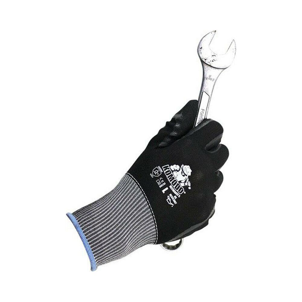 KOMODO MECHANICS GLOVES BLACK LARGE 2