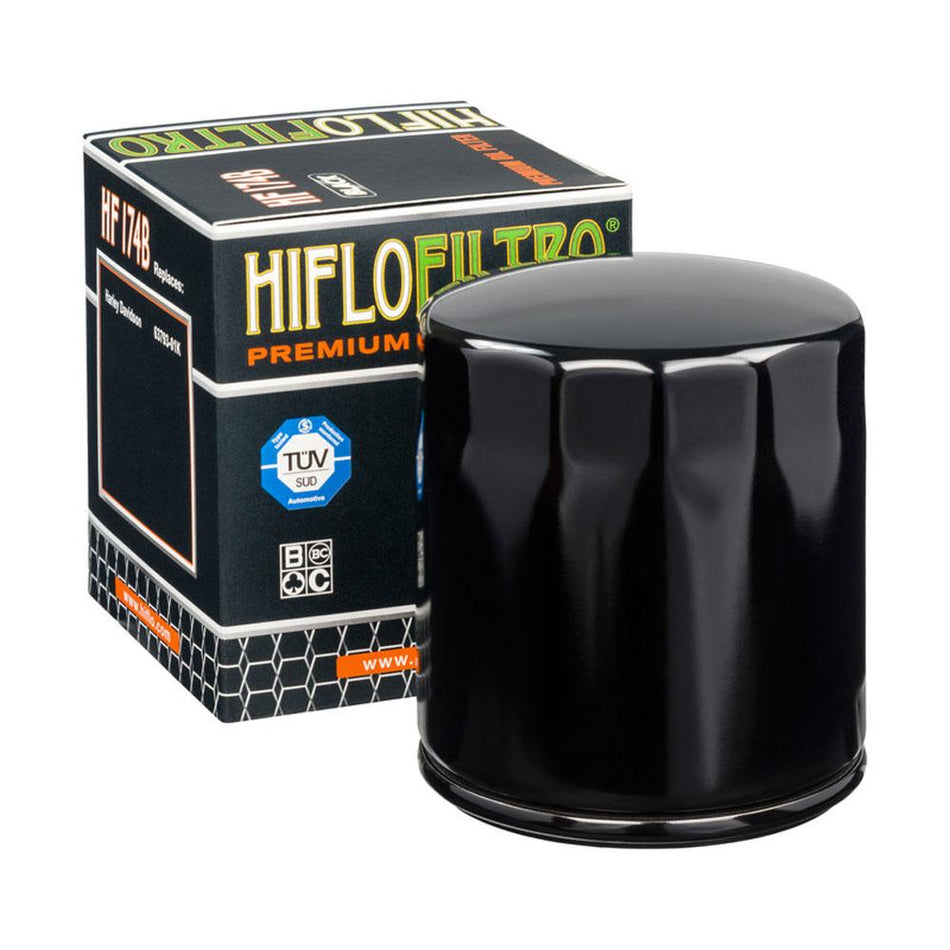HIFLOFILTRO - OIL FILTER HF174B BLACK 1