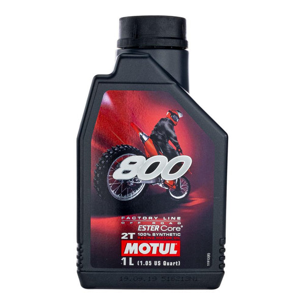 MOTUL 800 FACTORY LINE 2 STROKE OIL - 1 Litre 1