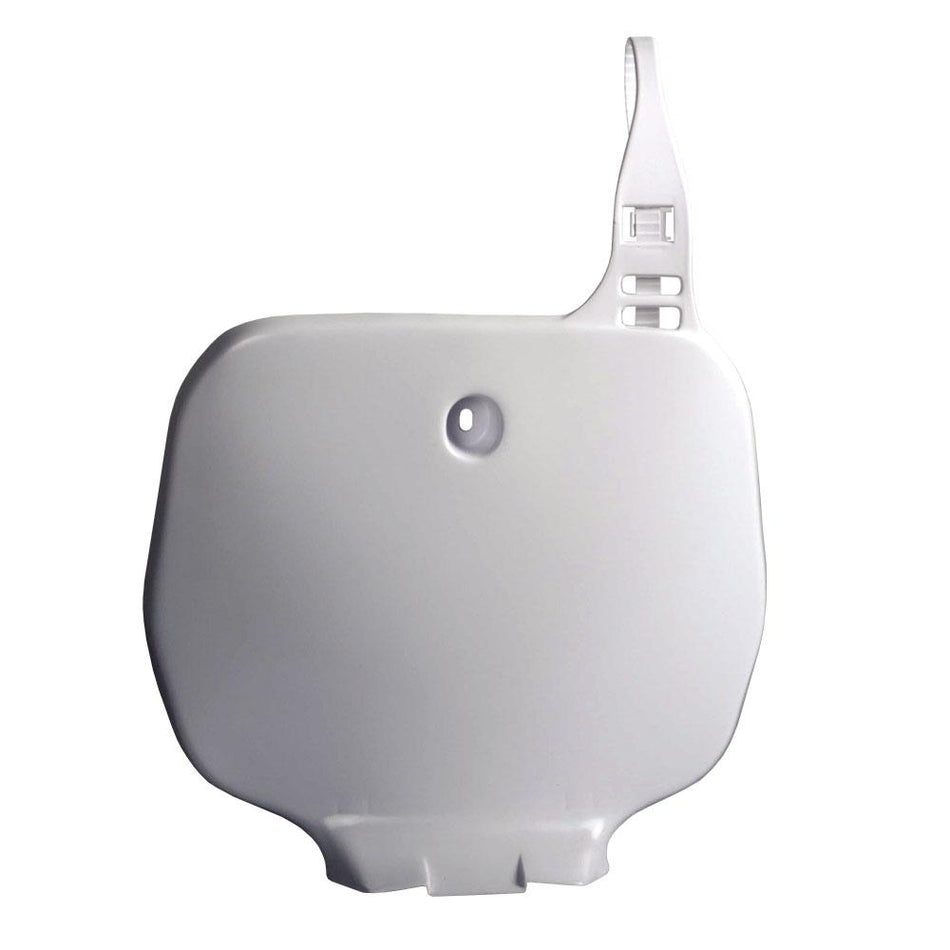 POLISPORT FRONT NUMBER PLATE YAMAHA YZ125/250 92-99 - WHITE 1