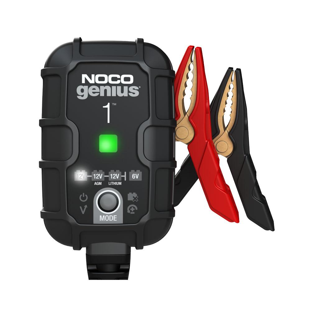 NOCO Genius 1 Battery Charger for Lead Acid 6 & 12V and 12.8V Lithium Batteries 6