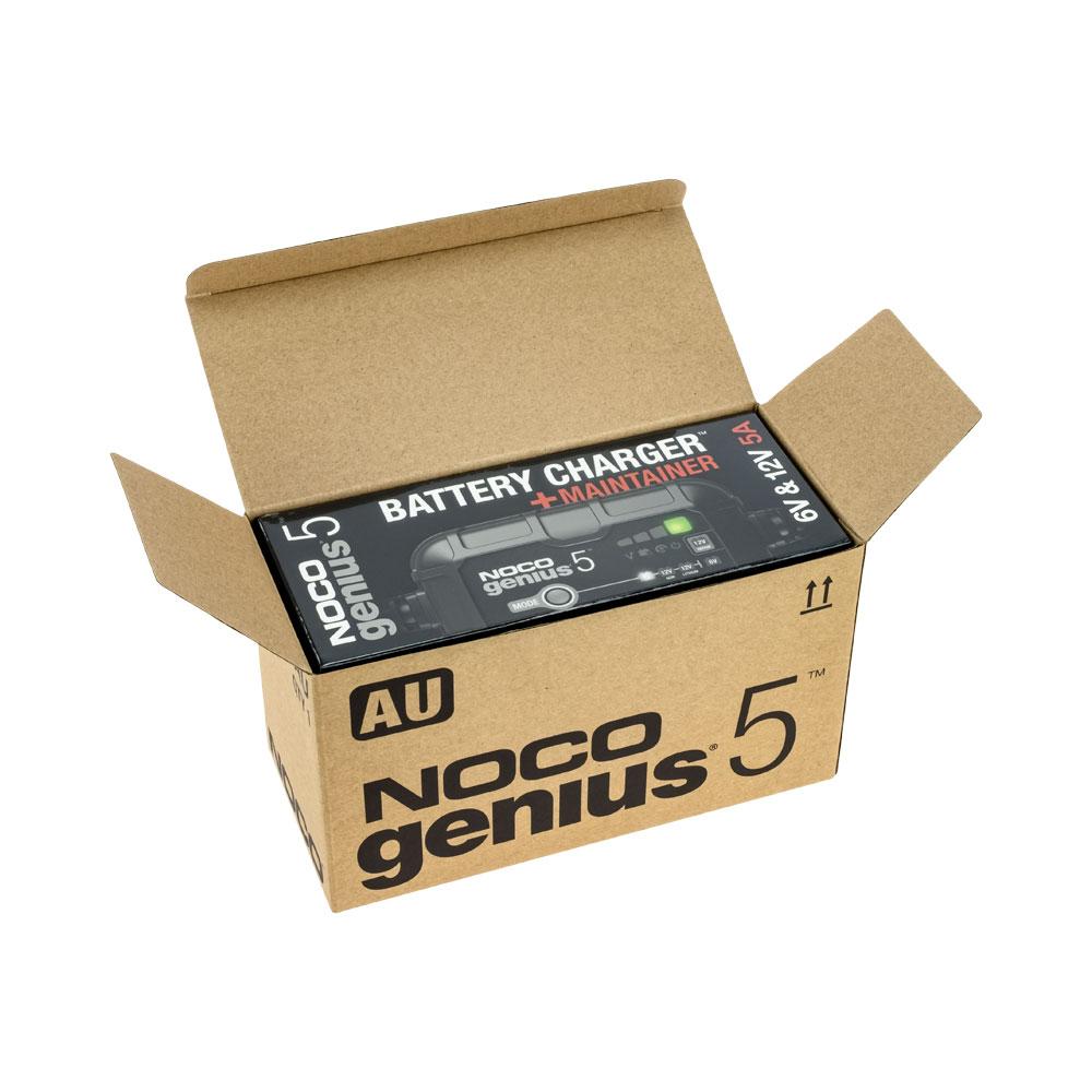 NOCO Genius 5 Battery Charger for Lead Acid 6  12V and 12.8V Lithium Batteries 3