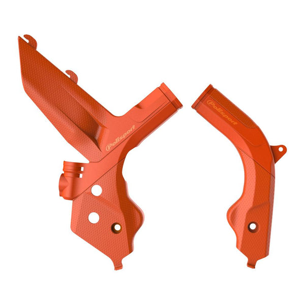 POLISPORT FRAME PROTECTORS KTM SX/SX-F/EXC/EXC-F - ORANGE 1