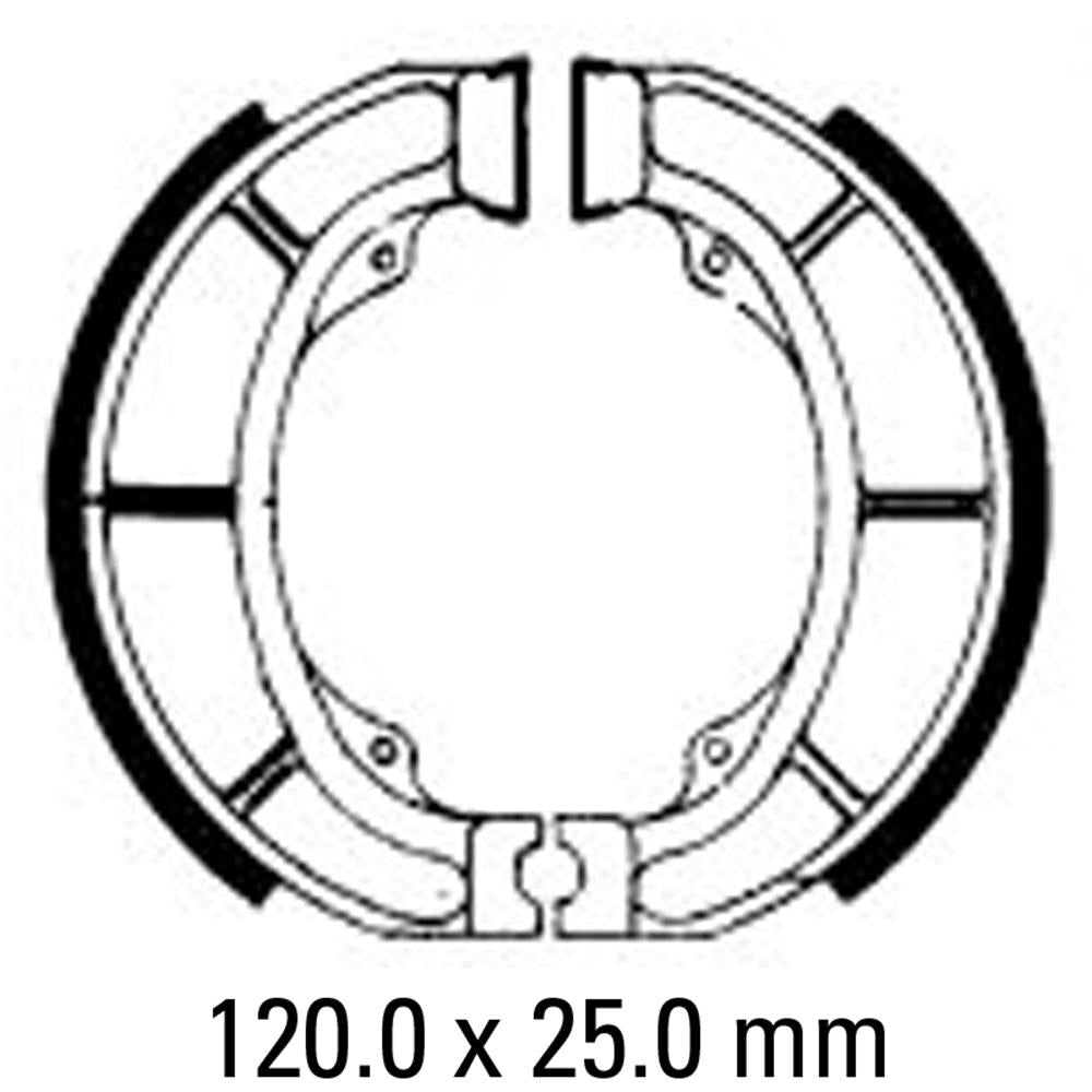 FERODO Eco Brake Shoe Set - FSB777 EF 1