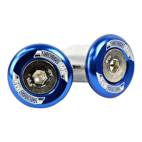 STATES MX OFF-ROAD BAR ENDS - BLUE 1