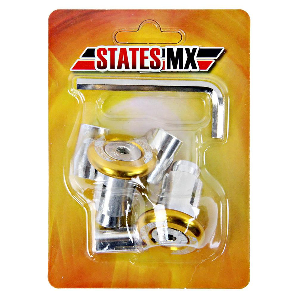 STATES MX OFF-ROAD BAR ENDS - GOLD 2