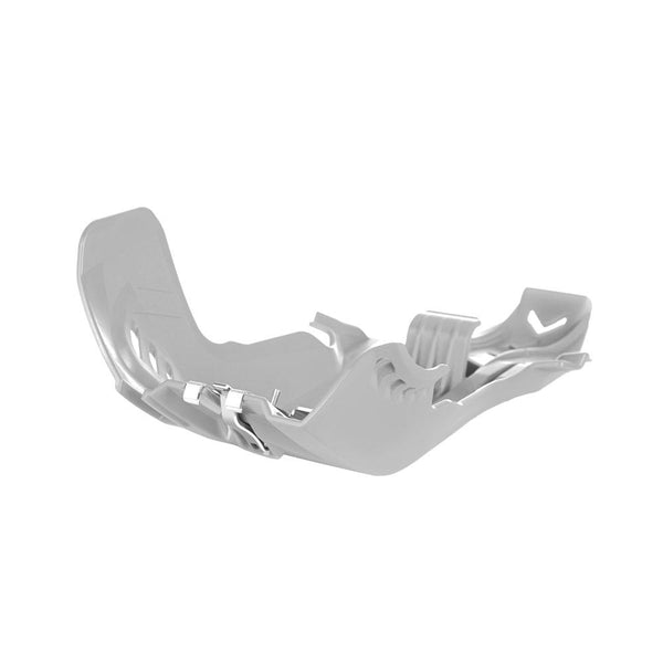 POLISPORT SKID PLATE/LINKAGE GUARD FORTRESS KTM/HUSQ - WHITE 1