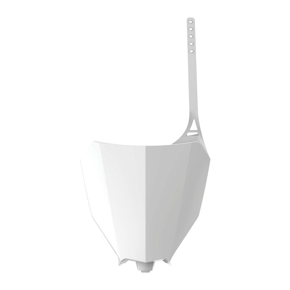 POLISPORT FRONT NUMBER PLATE HONDA CRF250R 18-21/CRF450R 17-20 - WHITE 1