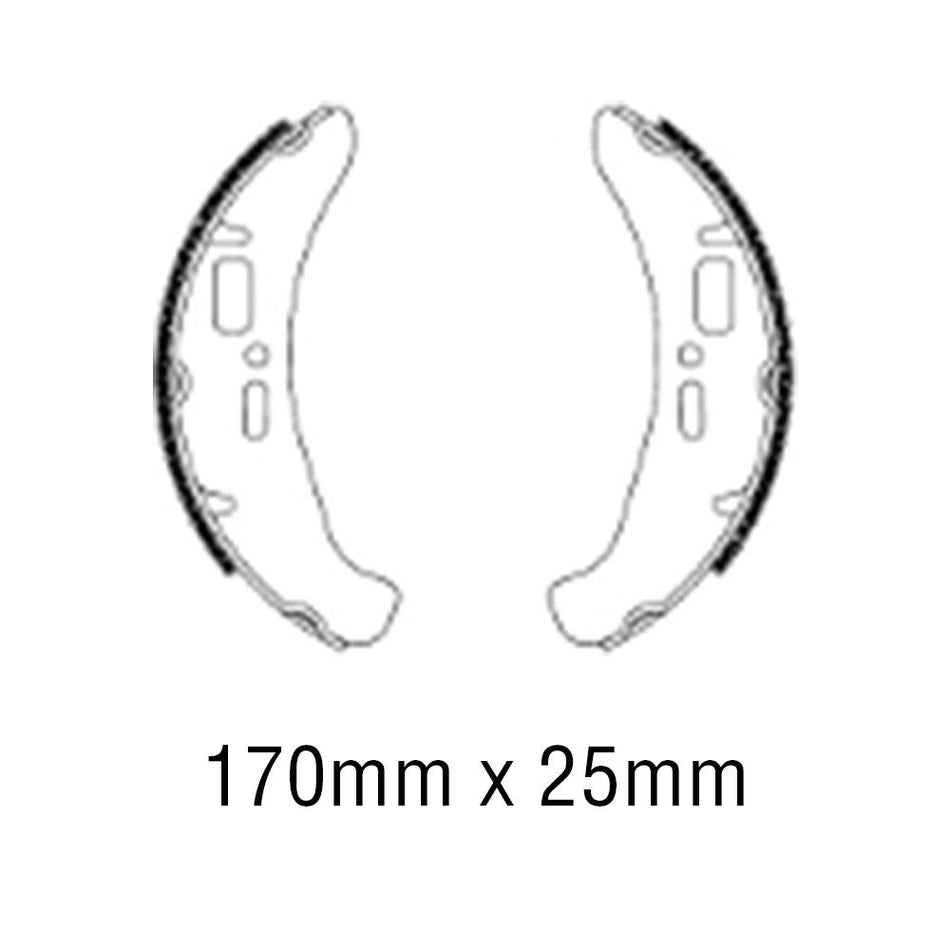 FERODO Eco Brake Shoe Set - FSB892EF 1