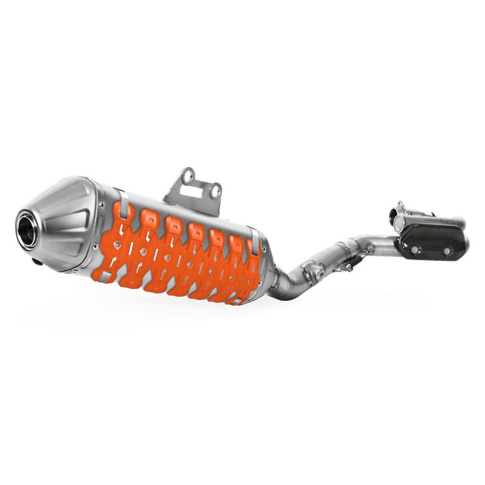 POLISPORT ARMADILLO 4 STROKE MUFFLER GUARD - ORANGE 1