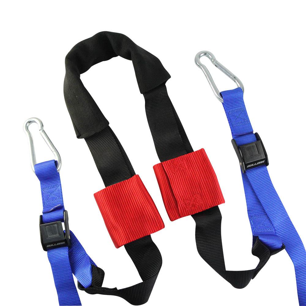 BULLBAR HANDLEBAR HARNESS WITH SNAP HOOK TIE DOWNS 1