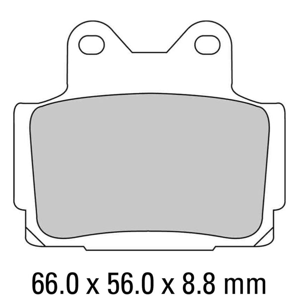 FERODO Disc Pad Set - FDB386 P Platinum Non Sintered Compound 1