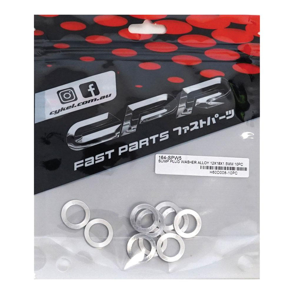 CPR Alloy Sump Washers - 12x18x1.5mm - 10 pack 1