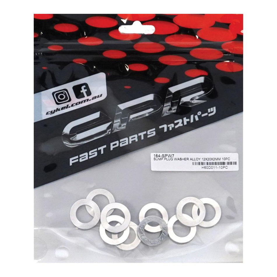 CPR Alloy Sump Washers - 12x20x2mm - 10 pack 1