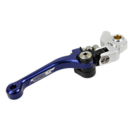 STATES MX BRAKE LEVER - FOLD/FLEX - YAMAHA/SUZUKI/KAWASAKI - BLUE 2