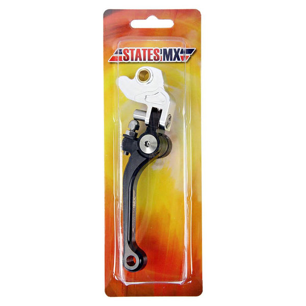 STATES MX BRAKE LEVER - FOLD/FLEX - YAMAHA/SUZUKI/KAWASAKI - BLACK 1