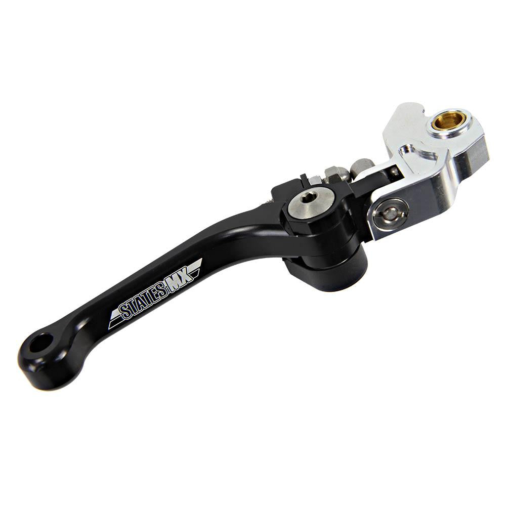 STATES MX BRAKE LEVER - FOLD/FLEX - YAMAHA/SUZUKI/KAWASAKI - BLACK 2