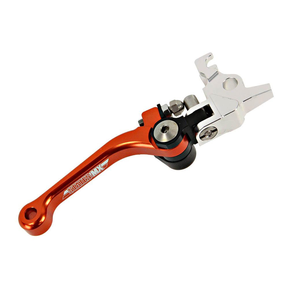 STATES MX BRAKE LEVER - FOLD/FLEX - KTM - ORANGE 2