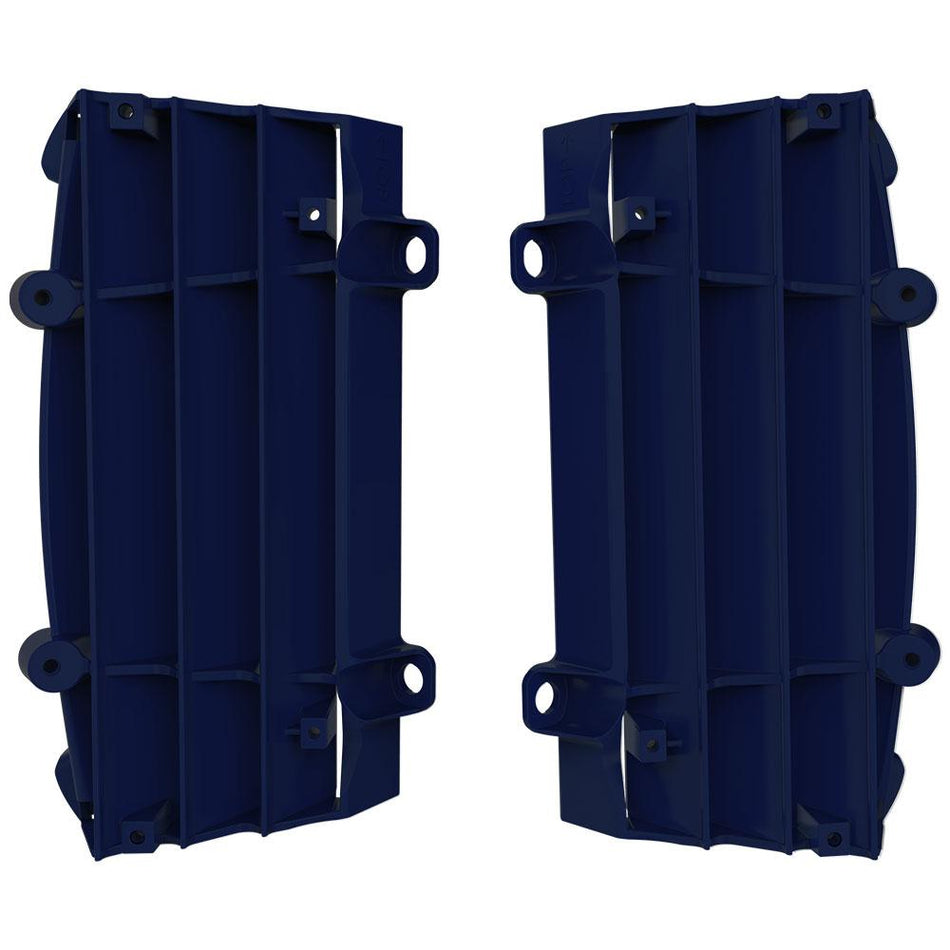 POLISPORT RADIATOR LOUVERS KTM/HUSQ - BLUE 1