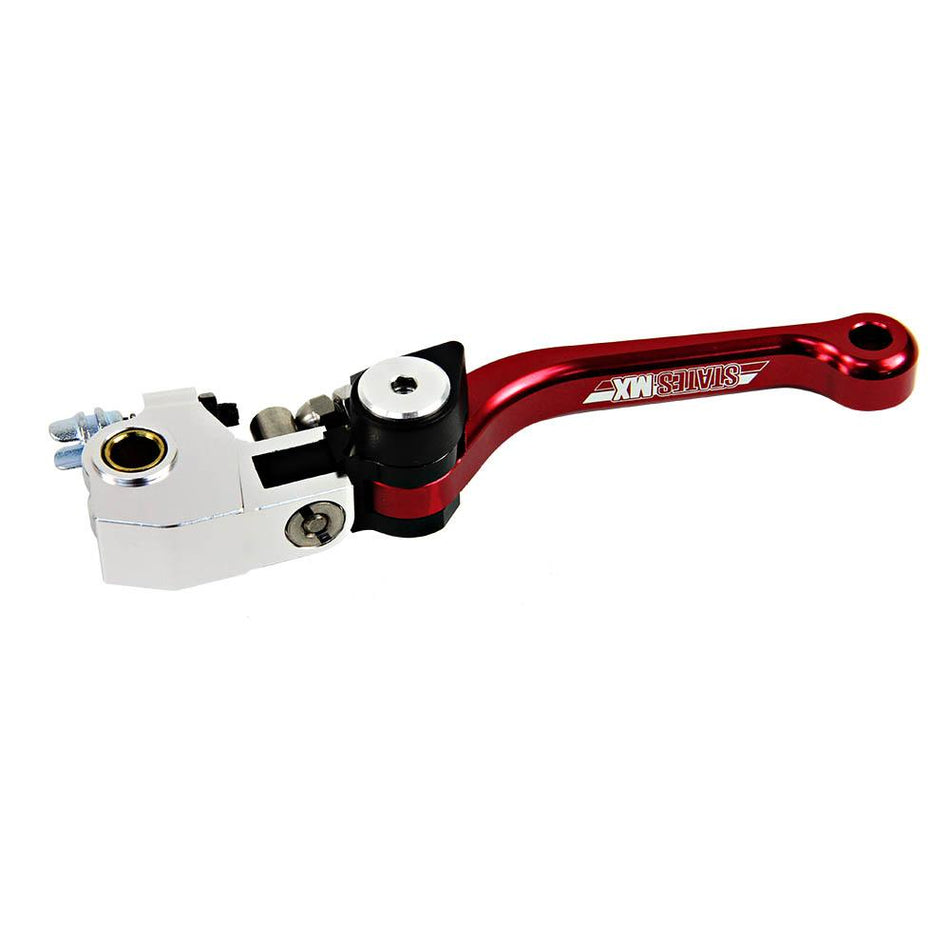 STATES MX BRAKE LEVER - FOLD/FLEX - HONDA - RED 2