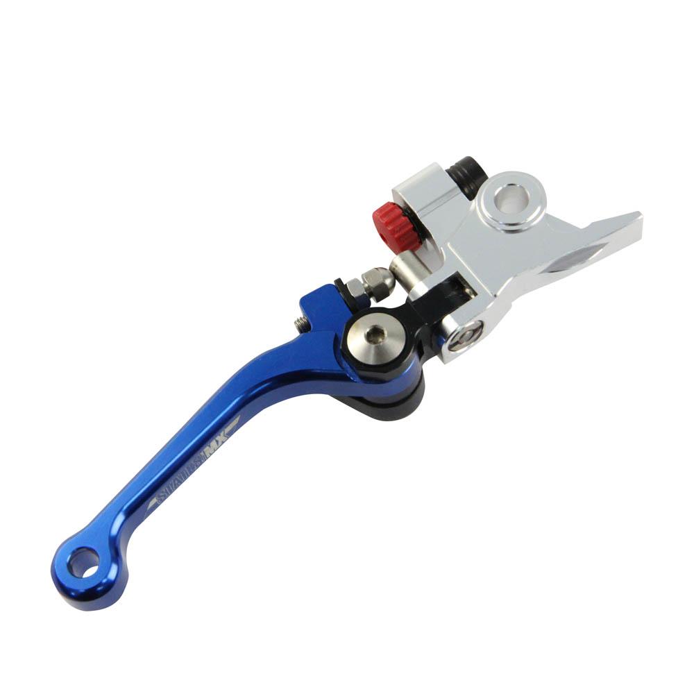 STATES MX BRAKE LEVER - FOLD/FLEX - HUSQVARNA - BLUE 1