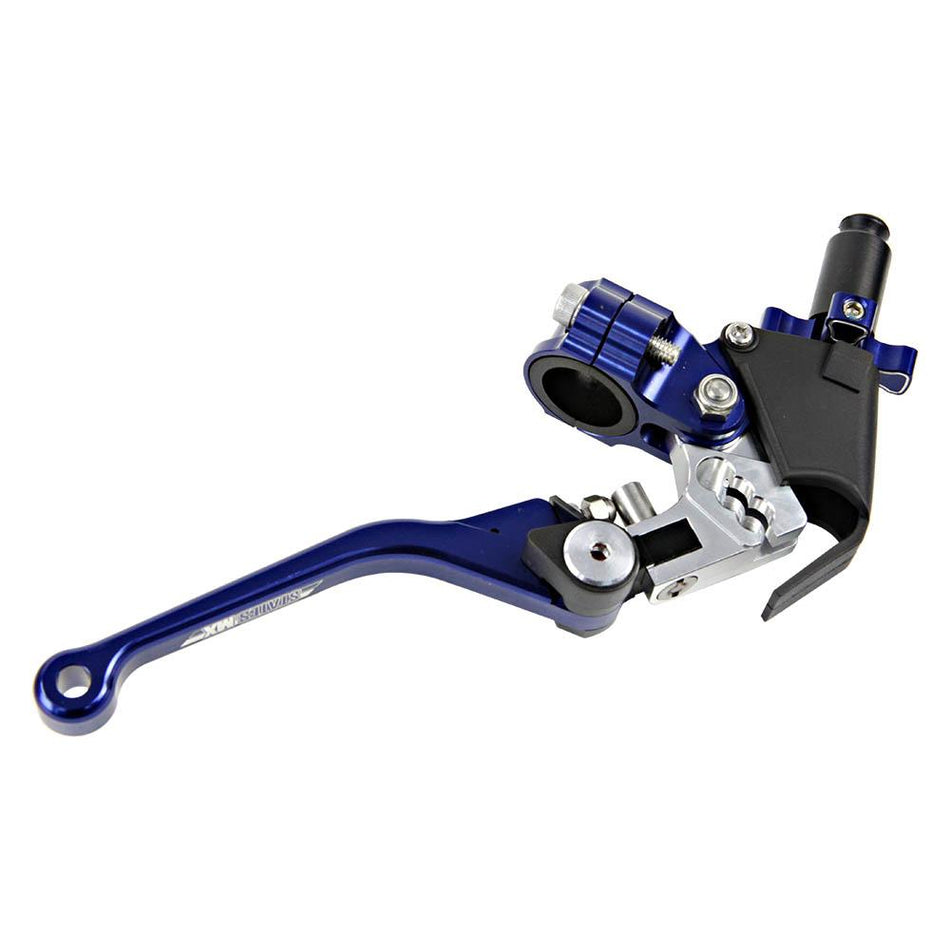 STATES MX CLUTCH PERCH AND LEVER ASSEMBLY - FOLD / FLEX - UNIVERSAL - BLUE 2