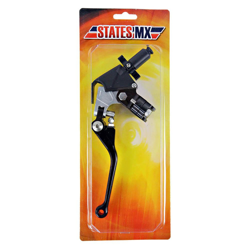 STATES MX CLUTCH PERCH AND LEVER ASSEMBLY - FOLD / FLEX - UNIVERSAL - BLACK 1