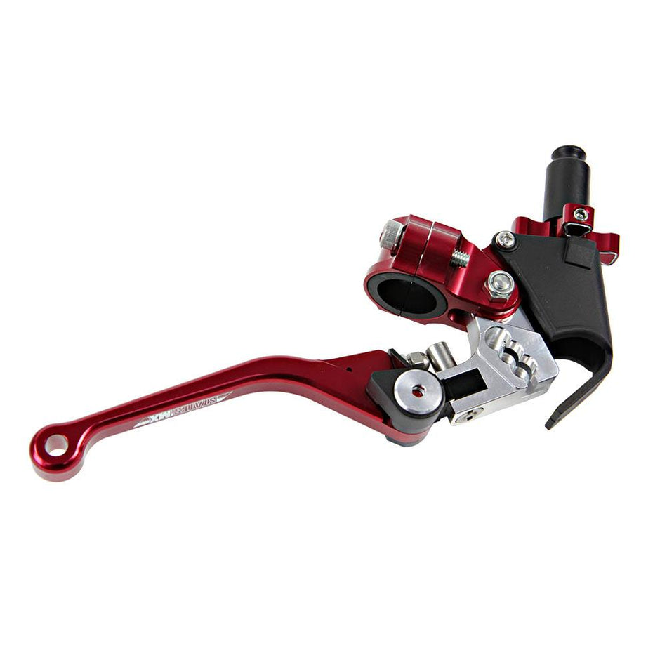 STATES MX CLUTCH PERCH AND LEVER ASSEMBLY - FOLD / FLEX - UNIVERSAL - RED 2