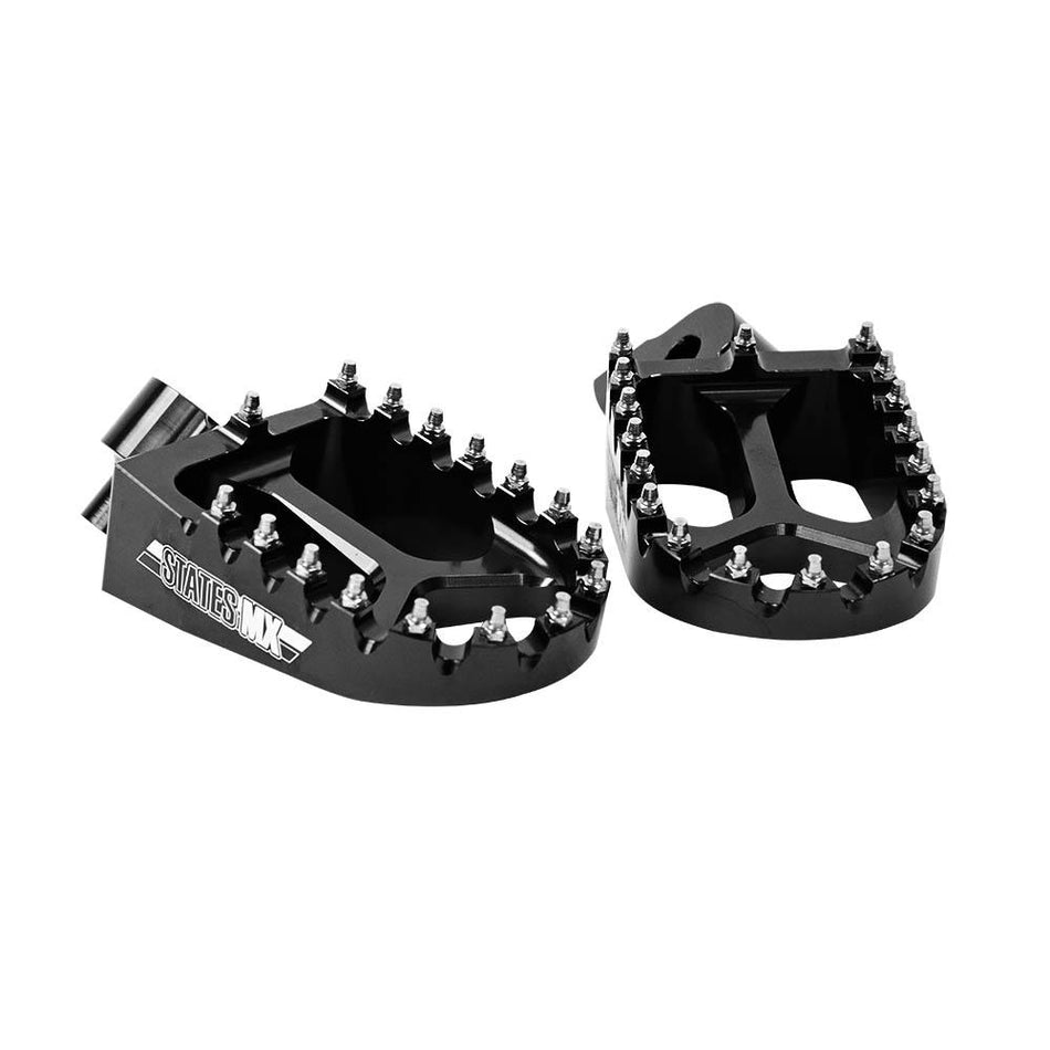 STATES MX S2 ALLOY OFF ROAD FOOTPEGS - KTM - BLACK 1
