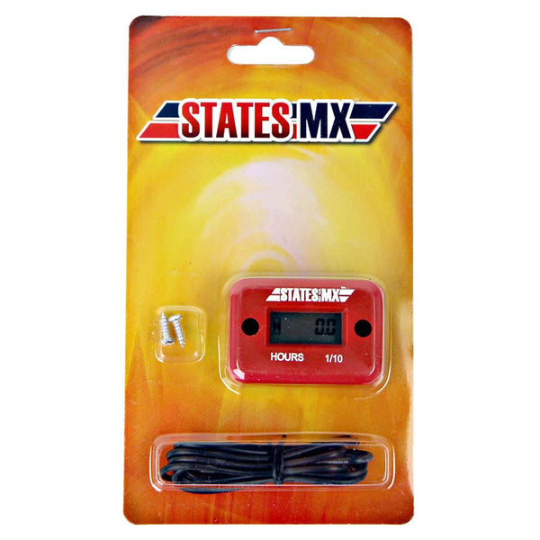 STATES MX HOUR METER - RED 1