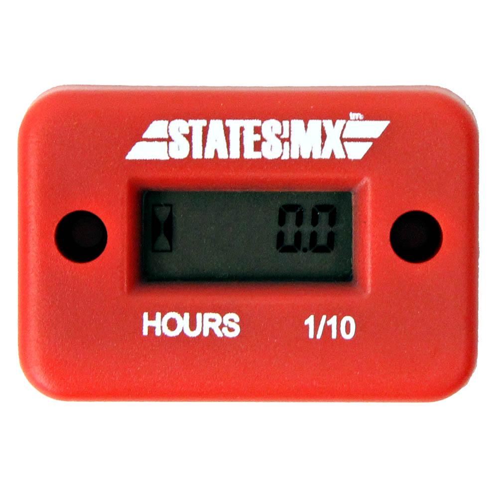 STATES MX HOUR METER - RED 2