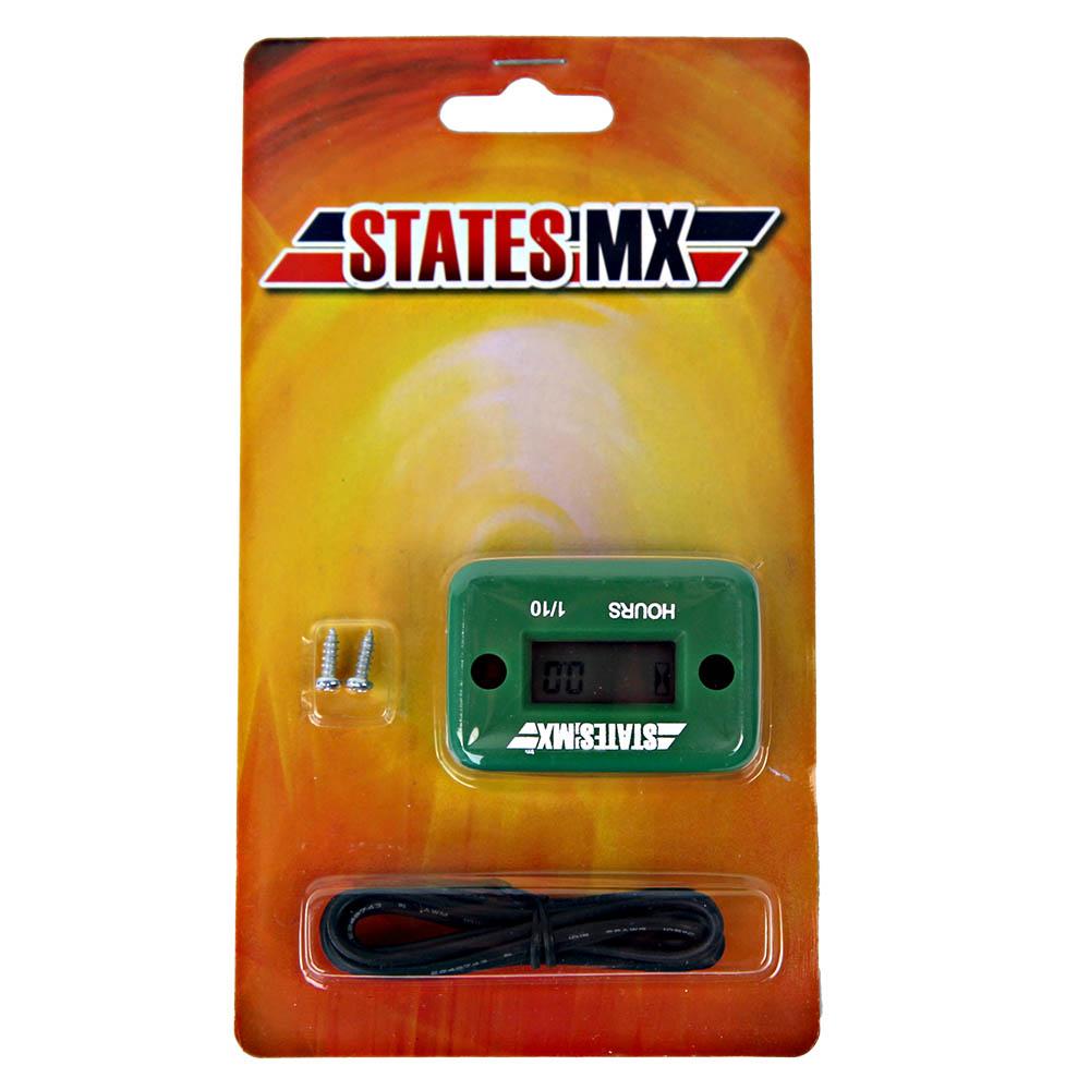 STATES MX HOUR METER - GREEN 1