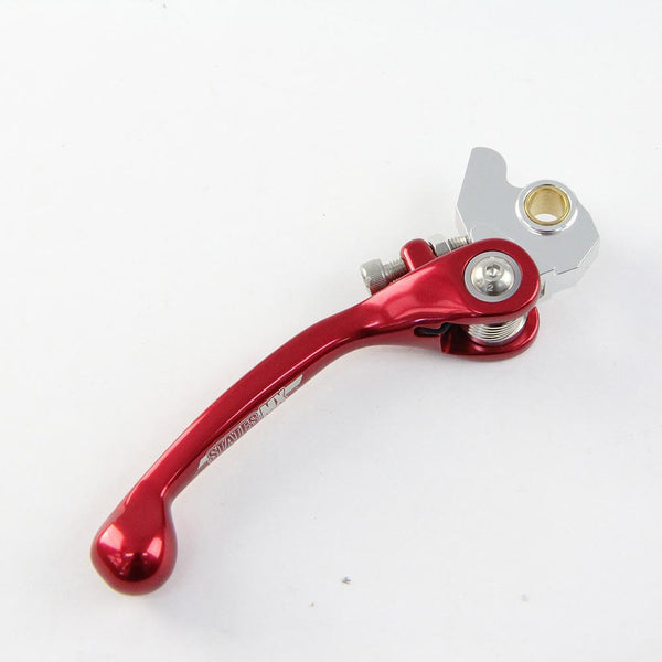 STATES MX FRONT BRAKE LEVER - STD FLEX - SUZUKI - RED 1