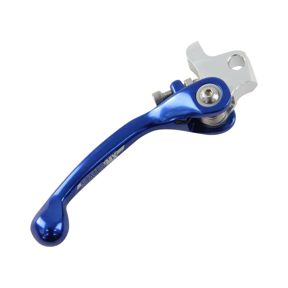 STATES MX FRONT BRAKE LEVER - STD FLEX - YAMAHA - BLUE 1