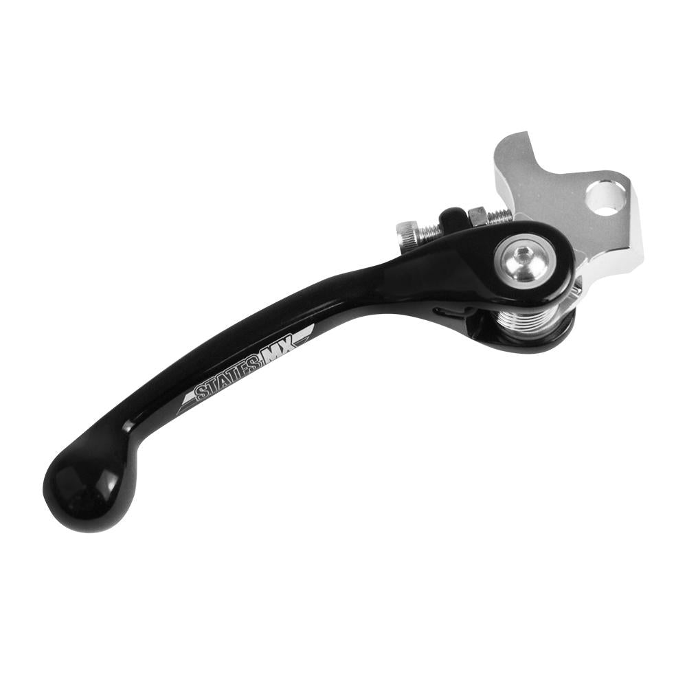 STATES MX FRONT BRAKE LEVER - STD FLEX - YAMAHA - BLACK 1