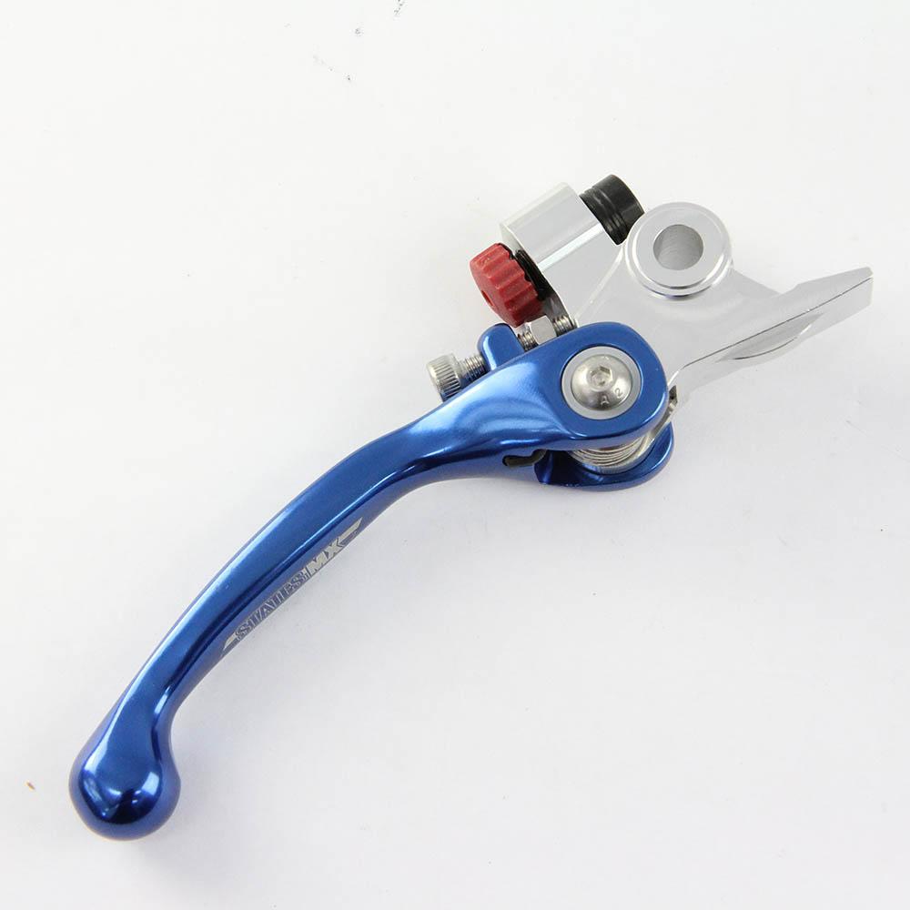 STATES MX FRONT BRAKE LEVER - STD FLEX - HUSQVARNA - BLUE 1