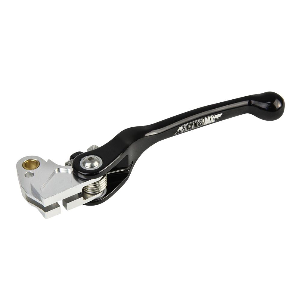 STATES MX CLUTCH LEVER - STD FLEX - KAWASAKI/SUZUKI - BLACK 1