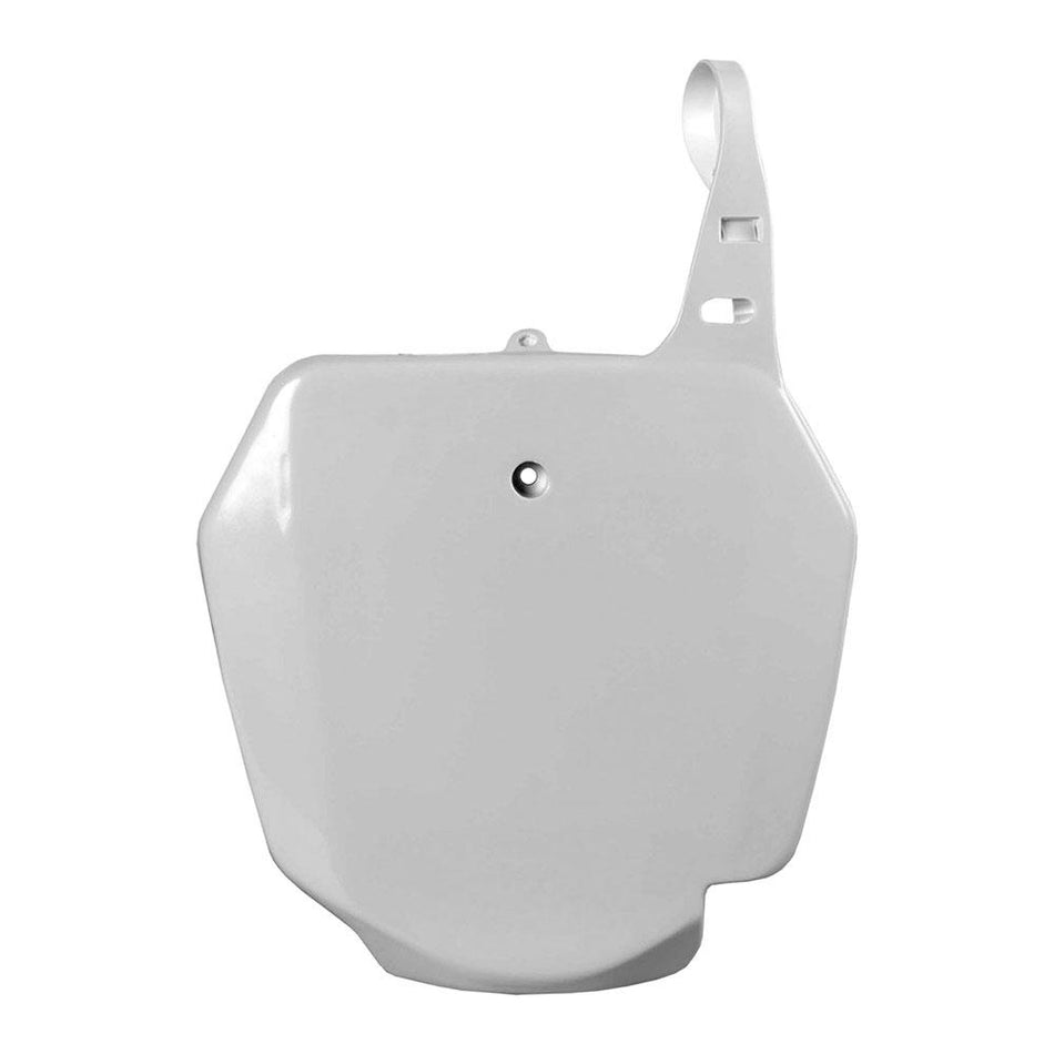 POLISPORT FRONT NUMBER PLATE SUZUKI RM85 / L - WHITE 1