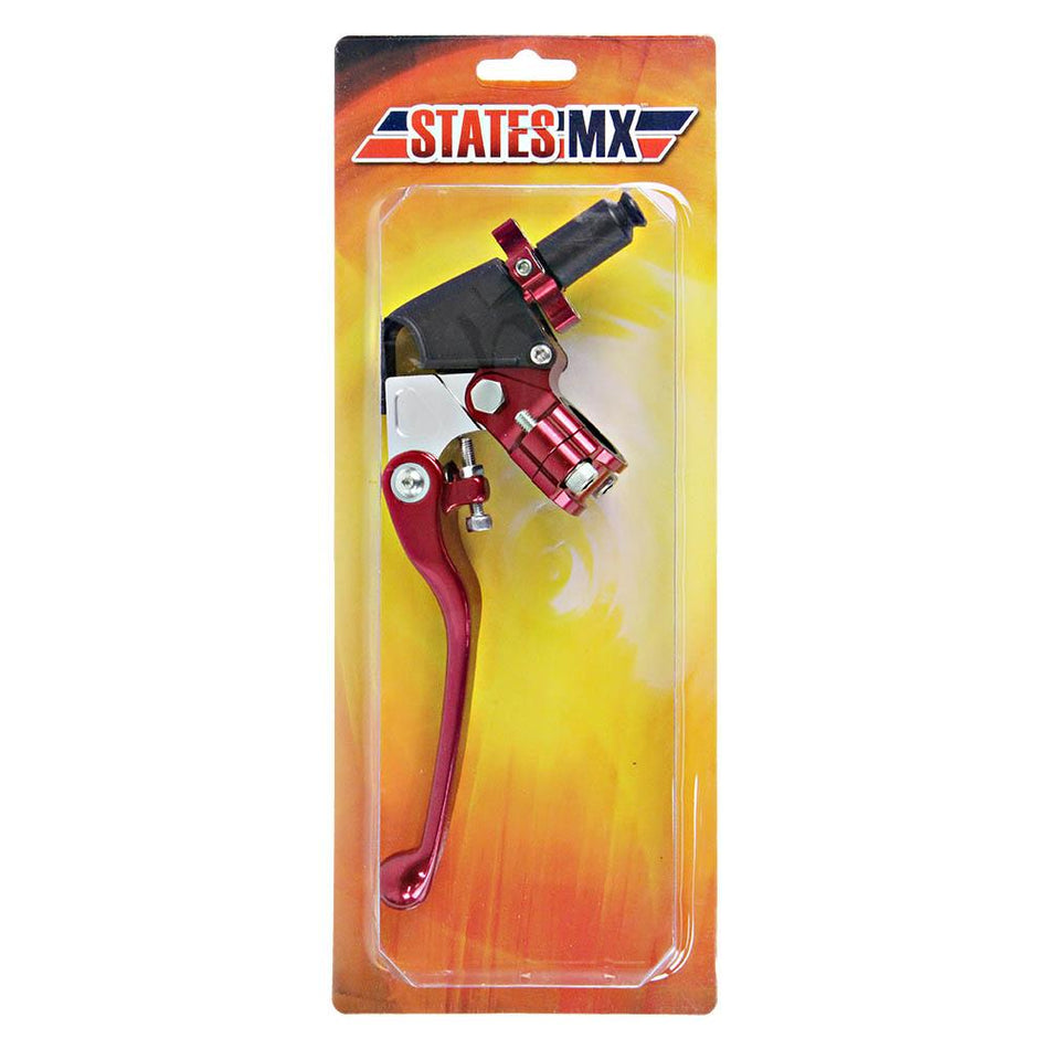 STATES MX UNIVERSAL CLUTCH PERCH AND LEVER - STD FLEX - RED 1