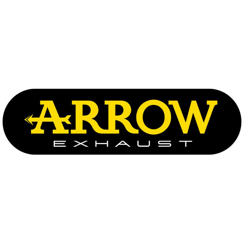 ARROW Silencer Set 71161PK WORKS Titanium with Carbon Fibre End Caps and Stainless Link-Pipes 1