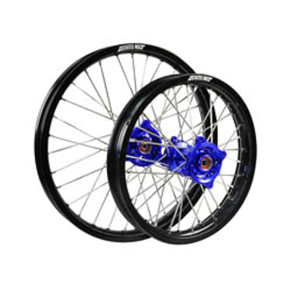 STATES MX WHEEL SET YAMAHA YZ65 14" FRONT/12" REAR - BLACK/BLUE 1