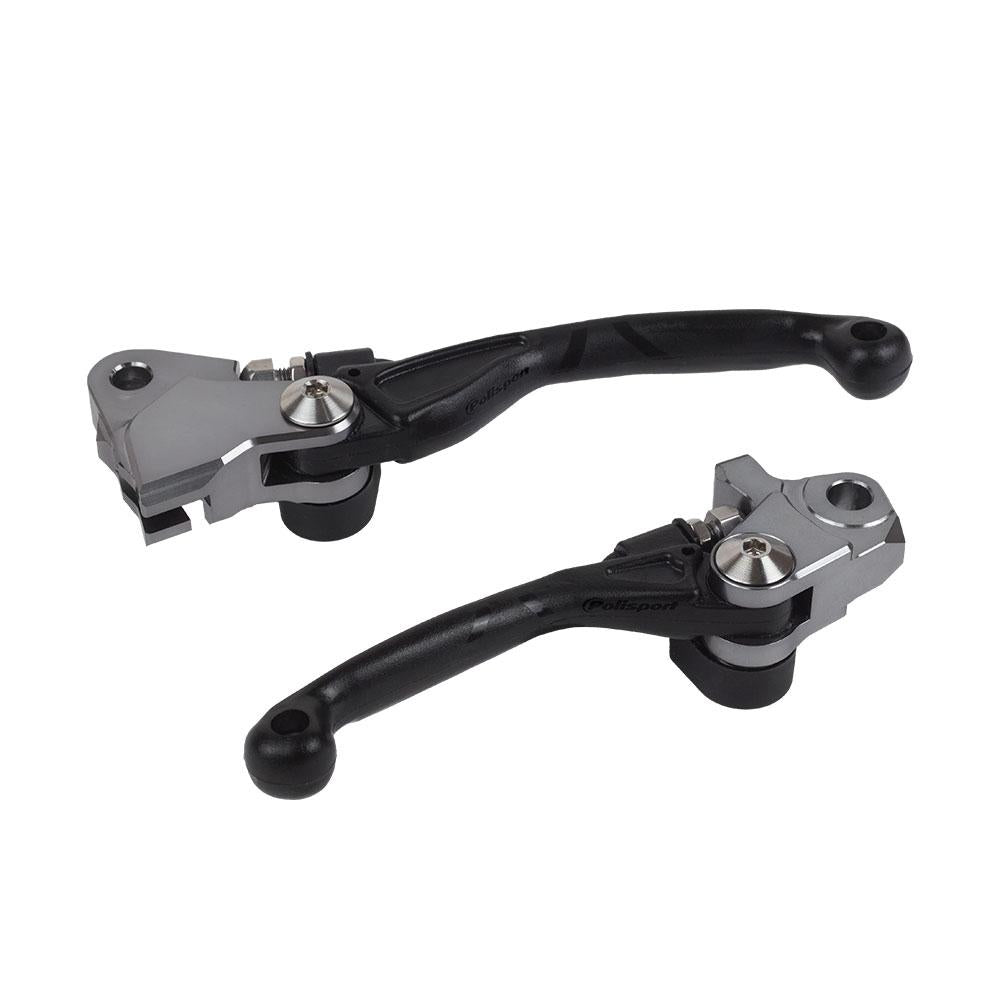 POLISPORT FOLDING LEVER SET HONDA CRF250R/450 - BLACK 1