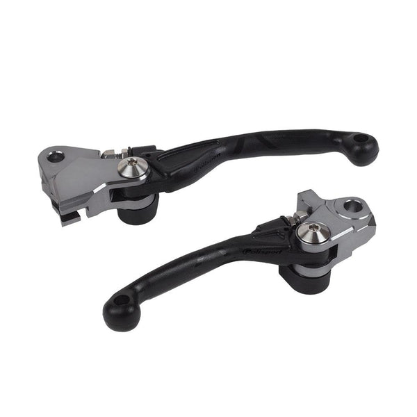 POLISPORT FOLDING LEVER SET HONDA CRF450R 21-22 - BLACK 1