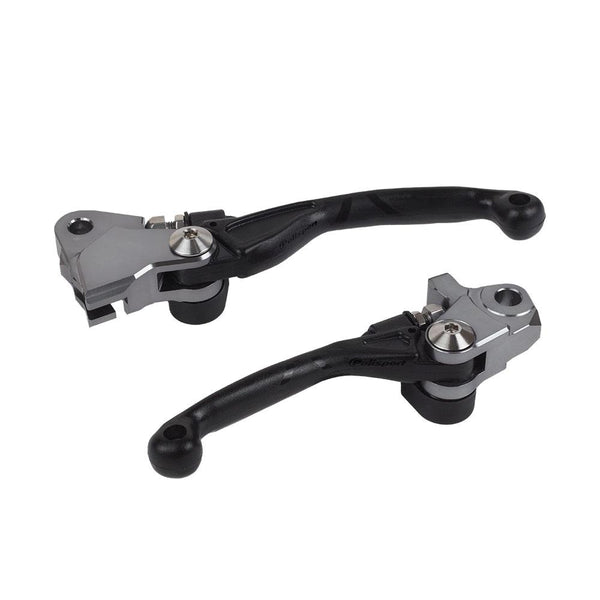 POLISPORT FOLDING LEVER SET SUZUKI RM-Z 250 07-22/RM-Z450 05-22 - BLACK 1