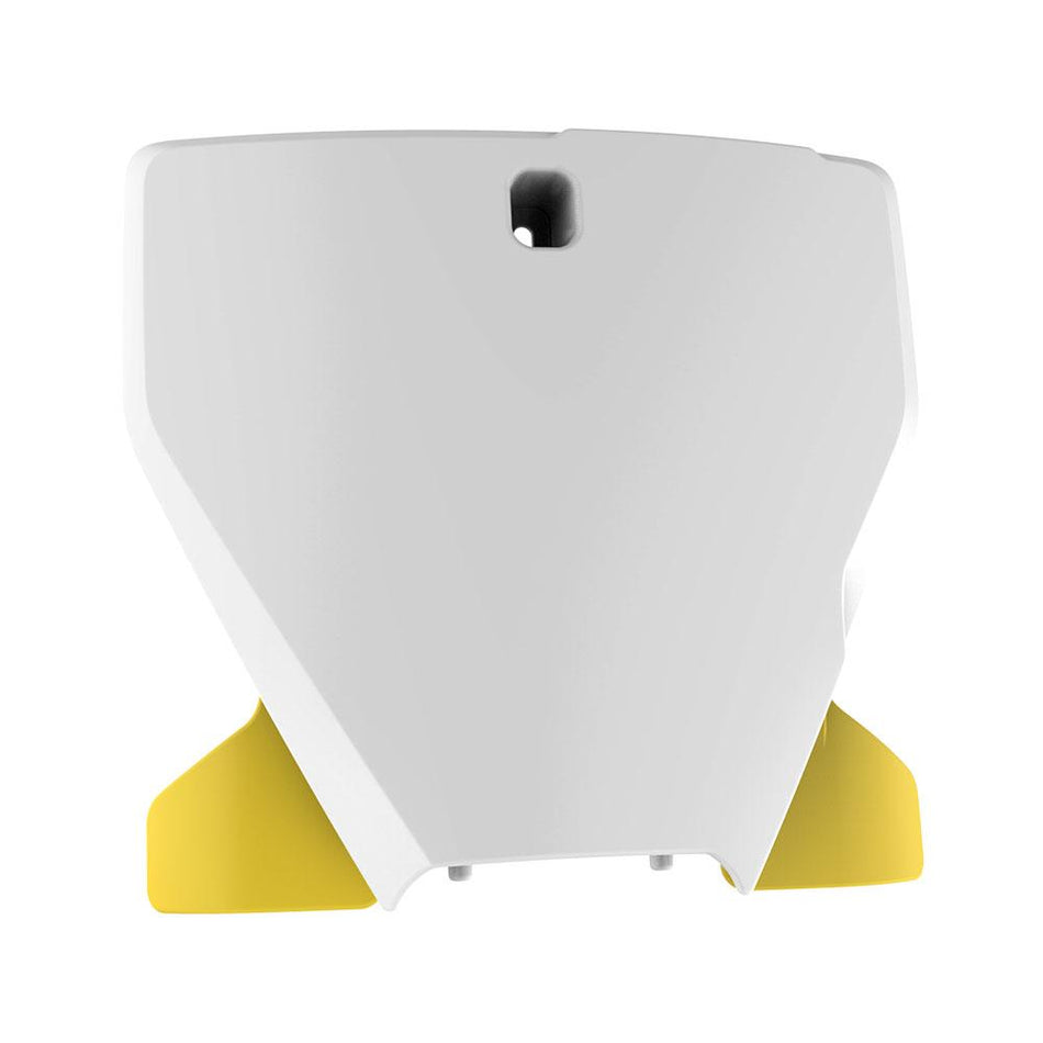 POLISPORT FRONT NUMBER PLATE HUSQVARNA TC/FC 19 - WHITE 1