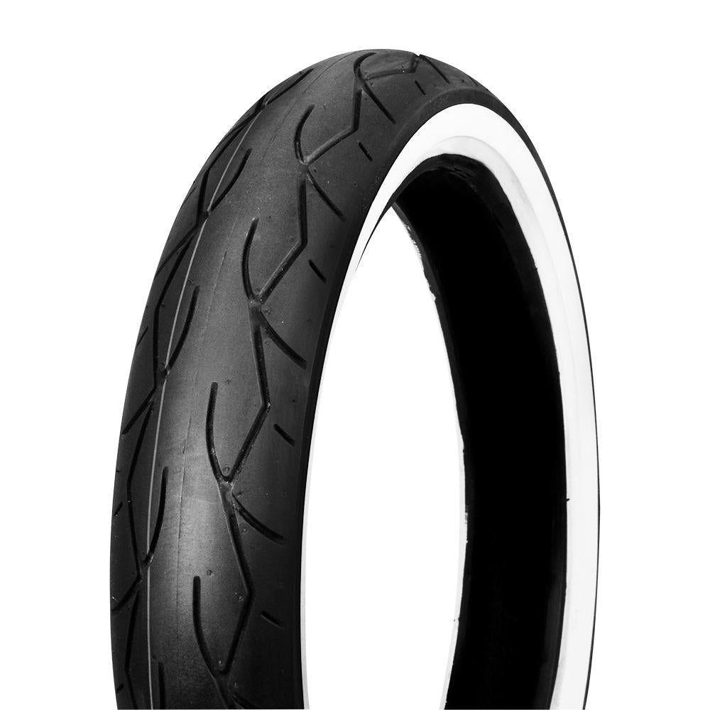 VEE RUBBER TYRE VRM302 WHITE WALL F MT90B16 72H TUBELESS 1