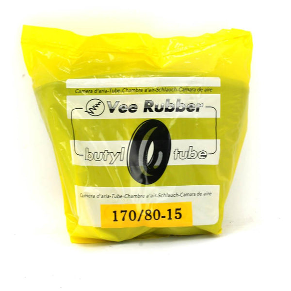 VEE RUBBER - HEAVY DUTY TUBE - 1.5mm - 170/80-15 90° RIGHT ANGLE STEEL VALVE 1