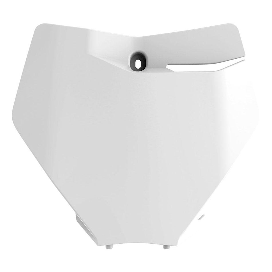 POLISPORT FRONT NUMBER PLATE KTM SX/SX-F 19-22 - 2020 WHITE 1