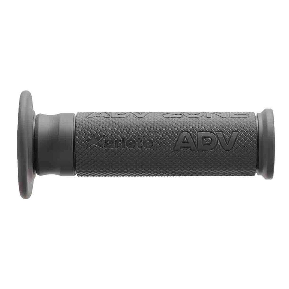 ARIETE MOTORCYCLE HAND GRIPS - OFF ROAD - ADV ZONE 120mm Open End - DARK GRAY 1
